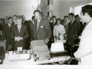 Vizita în Capitală a lui Nicolae Ceauşescu şi a altor conducători de partid şi de stat. La Institutul naţional de motoare termice de pe platforma industrială Militari.(24.VI.1978)