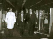 Vizita de lucru a lui Nicolae Ceauşescu şi a altor conducători de partid şi de stat în Capitală. La Întreprinderea de calculatoare electronice de pe platforma industrială Pipera. (24.VI.1978)