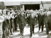 Vizita de lucru a lui Nicolae Ceauşescu şi a altor conducători de partid şi de stat în Capitală. La Întreprinderea de calculatoare electronice de pe platforma industrială Pipera.(24.VI.1978)