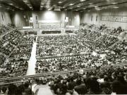 Aspect de la prezidiul lucrărilor Consfătuirii pe ţară a oamenilor muncii din comerţul socialist care au avut loc la Palatul Sporturilor şi Culturii în zilele de 27 şi 28 iunie 1978.(27-28.VI.1978)