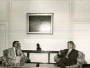 Secretarul general al P.C.R., Nicolae Ceauşescu, s-a întâlnit cu Eladio Garcia Castro, secretar general al Partidului Muncii din Spania, aflat la odihnă în ţara noastră, la invitaţia C.C. al P.C.R.(14.VIII.1978)