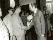 Vizita în România, la invitaţia preşedintelui Nicolae Ceauşescu, a preşedintelui Hua Guofeng, premierul Consiliului de Stat al R.P. China.(16-21.VIII.1978)