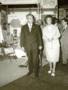 Preşedintele Nicolae Ceauşescu şi Elena Ceauşescu au vizitat, la 19.VIII.1978, târgul de mostre de bunuri de consum, organizat la Complexul expoziţional din Piaţa Scânteii. (19.VIII.1978)