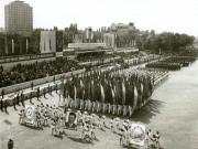 Aspect de la marea demonstraţie a oamenilor muncii din Capitală cu prilejul zilei de 23 august 1978.(23.VIII.1978)