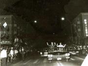 Vizita de lucru a preşedintelui Nicolae Ceauşescu, a altor conducători de partid şi de stat în judeţul Galaţi. Seara, la sosire în municipiul Galaţi.(8.IX.1978)