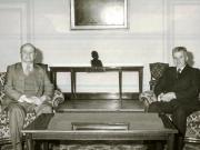 Primirea, de către preşedintele Nicolae Ceauşescu, a secretarului Uniunii Democratice de Stânga – E.D.A. din Grecia, Ilias Iliou.(18.IX.1978)