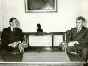 Preşedintele Nicolae Ceauşescu a primit pe ministrul afacerilor externe al Thailandei, Upadit Pachariyangkun.(19.IX.1978)