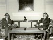 Primirea de către Nicolae Ceauşescu, secretar general al P.C.R., preşedintele R.S.R., a lui Stanko Todorov, membru al Biroului Politic al C.C. al P.C. Bulgar, preşedintele Consiliului de Miniştri al R.P. Bulgaria, care face o vizită în ţara noastră. La întrevedere a participat Manea Mănescu, prim-ministru al guvernului.(6.X.1978)