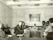 Primirea de către secretarul general al P.C.R., preşedintele R.S.R., Nicolae Ceauşescu a delegaţiei Uniunii Africane Zimbabwe – Z.A.N.U., condusă de Robert Mugabe, preşedintele organizaţiei care, la invitaţia C.C. al P.C.R., face o vizită de prietenie în ţara noastră.(6.XI.1978)