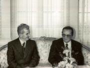 Întrevedere între preşedintele Nicolae Ceauşescu şi preşedintele Iosif Broz Tito, în timpul vizitei de prietenie întreprinsă de secretarul general al P.C.R. Nicolae Ceauşescu în R.S.F. Iugoslavia.(16-17.XI.1978)