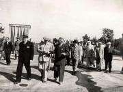 Gheorghe Gheorghiu –Dej, Petru Groza, Vasile Luca în Parcul de cultură şi odihnă „I.V. Stalin” cu prilejul inaugurării acestuia.  (1.05.1951).