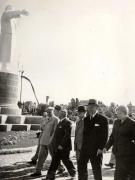 Gheorghe Gheorghiu –Dej, Petru Groza, Vasile Luca, Ana Pauker, C.I.Parhon, Chişinevselu Iosif îndreptându-se spre parcul de cultură şi odihnă „I.V. Stalin”, cu prilejul inaugurării acestuia. (1.05.1951).