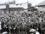 Delegaţia guvernamentală română care a participat la Conferinţa de Pace de la Paris şi din care a făcut parte Gheorghe Gheorghiu –Dej, se întoarce în ţară. Primirea făcută în Gara Predeal. (21.09.1946).