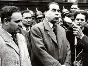 Delegaţia guvernamentală română care a participat la Conferinţa de Pace de la Paris se întoarce în ţară. Primirea făcută în Gara Predeal, unde a luat cuvântul Gheorghe Gheorghiu –Dej, Gh. Tătărăscu, Florica Bagdasar, ş.a. (21.09.1946).