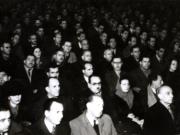Aspect de la marea întrunire B.P.D. a inginerilor şi tehnicienilor din sala cinematografului „Aro”. (9.11.1946).