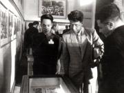 Aspecte de la deschiderea Expoziţiei permanente „I. V. Stalin” din Bucureşti, parcul Stalin (22 august 1950)