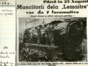 Muncă intensă în cadrul întrecerii patriotice. Muncitorii de la ”Lemaître” ajută la reconstrucţia ţării.(4 august 1945)