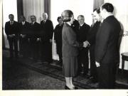 Felicitări adresate Elenei Ceauşescu cu prilejul decorării sale pentru activitate îndelungată în mişcarea muncitorească revoluţionară. (6.I.1979)