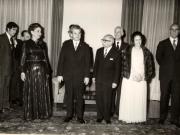 Vizita preşedintelui Nicolae Ceauşescu şi a Elenei Ceauşescu în Grecia. Dineu la Palatul Prezidenţial (26 martie). (26-29 martie 1976)