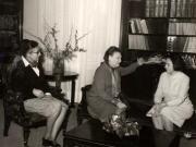 Aflată în vizită în Grecia, Elena Ceauşescu a primit pe reprezentanta femeilor de ştiinţă din  Grecia (29 martie). (26-29 martie 1976)