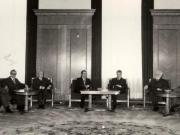 Preşedintele Nicolae Ceauşescu a primit delegaţia parlamentară columbiană, condusă de Alberto Santofimio Botero. (20 mai 1976)