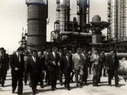 Vizita de lucru a lui Nicolae Ceauşescu la Combinatul de îngrăşăminte chimice din Turnu Măgurele, jud. Teleorman. (16 iunie 1976)