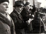 Demonstraţie comunistă în  în 13 februarie1945.