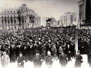 Manifestaţie din 7 noiembrie 1945.