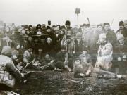 Ţărani din Oltenia în timpul Reformei Agrare din  1945.(martie 1945)