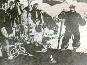 Desen reprezentând reforma agrară, (de Gh. Ivacenco).(1945)