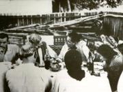 Gheorghe Apostol în satul Strâmba.(1956)