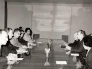 Aspect de la convorbirile dintre delegaţia Partidului Comunist Român şi delegaţia Partidului Comunist din Norvegia, care face o vizită în ţara noastră. (4 X 1966)