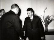 Primirea la C.C. al P.C.R. a delegaţiei militare iugoslave condusă de Ivan Gosnjak, secretar de stat pentru Apărarea Naţională a R.S.F. Iugoslavia. (6 X 1966)