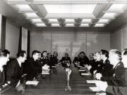 Primirea la C.C. al P.C.R. a delegaţiei militare iugoslave condusă de Ivan Gosnjak, secretar de stat pentru Apărarea Naţională a R.S.F. Iugoslavia (6 X 1966)