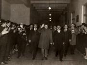 Vizita conducătorilor de partid şi de stat în regiunea Hunedoara (Institutul de Mine Petroşani) . (7-8 X 1966)