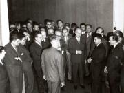 Vizitarea de către Nicolae Ceauşescu a expoziţiei „Dezvoltarea ştiinţei în România.” . (25 X 1966)