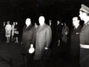 Sosirea primului ministru al Iranului, Amir Abbas Hoveida. (28 X 1966)