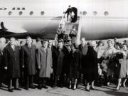 Sosirea ministrului comerţului exterior al U.R.S.S., N.S. Patolicev. (10 XI 1966)