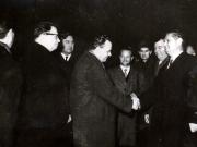 Plecarea ministrului comerţului exterior al U.R.S.S., N.S. Patolicev. (14 XI 1966)