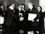 Aspect de la solemnitatea încheierii unor acorduri comerciale între R.S.România şi Republica Arabă Unită. (14 XI 1966)