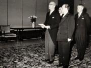 Prezentarea scrisorilor de acreditare de către ambasadorul Olandei în R.S. România . (15 XI 1966)