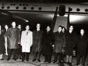 Sosirea delegaţiei Partidului Celor Ce Muncesc din Vietnam, condusă de Nguyen Duy Trinh. (20 XI 1966)