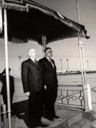 Aspect din timpul vizitei oficiale întreprinse de Chivu Stoica în Republica Arabă Unită. (20-25 XI 1966)