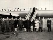 Înapoierea din vizita oficială întreprinsă în Republica Arabă Unită de către preşedintele Consiliului de Stat al Republicii Socialiste România, Chivu Stoica (25 XI 1966)