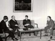 Nicolae Ceauşescu l-a primit pe Louis Saillant, secretar general al Federaţiei Sindicale Mondiale. (28 XI 1966)