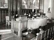 Aspect de la consfătuirea ce a avut loc la I.S.E. „V.I. Lenin”, referitor la perfecţionarea învăţământului superior economic. (1 XII 1966)