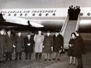 Sosirea unei delegeţii a Partidului Comunist din Venezuela condusă de Jesus Faria, secretar general al C.C. al  P.C. din Venezuela. (6 XII 1966)