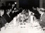 Aspect de la masa oferită de Nicolae Ceauşescu cu prilejul vizitei delegaţiei Partidului Comunist din Venezuela. (12 XII 1966)