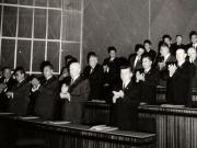 Aspect din timpul lucrărilor Congresului Sindicatelor