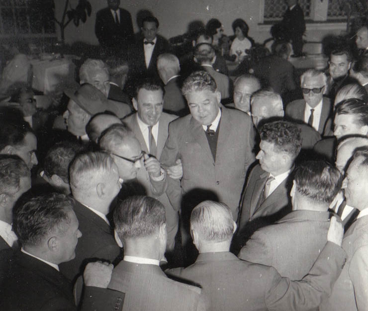 Aspect de la recepţia care a avut loc la Snagov cu prilejul zilei de 1 Mai